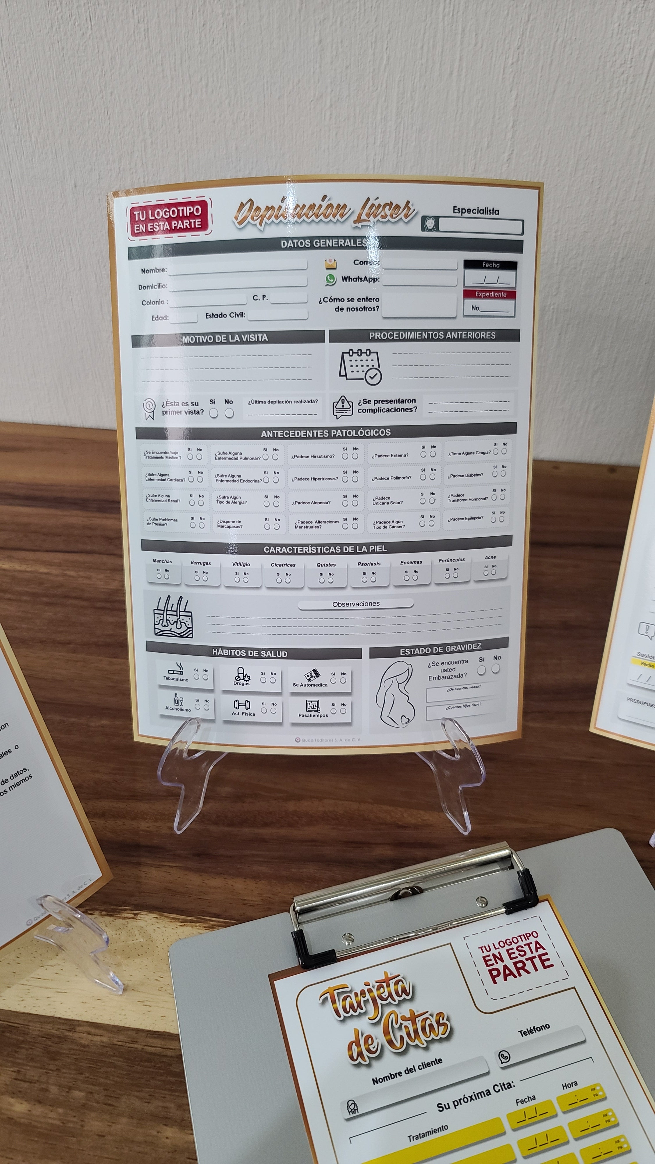 Formatos Imprimibles - Depilación Láser