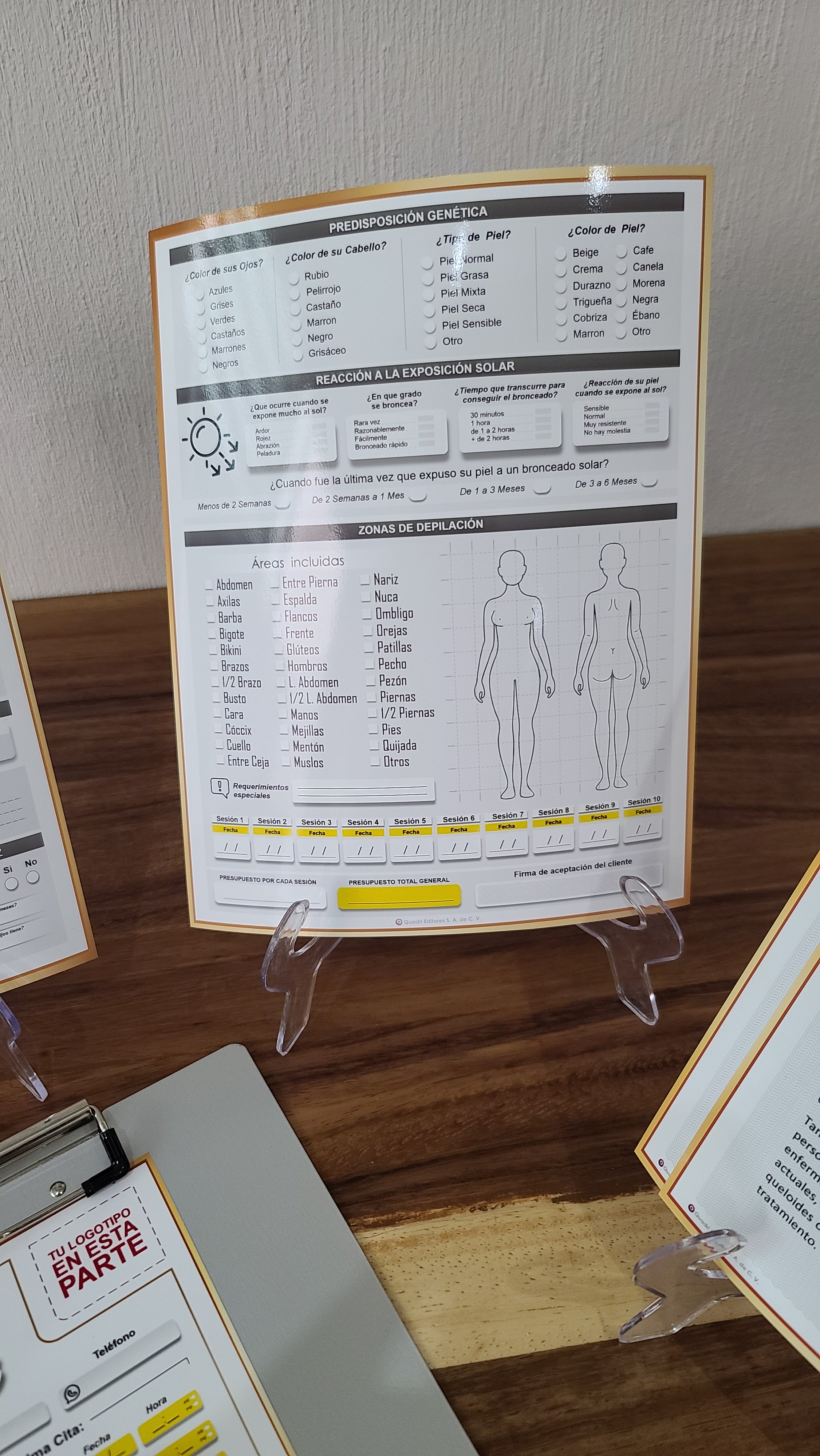 Formatos Imprimibles - Depilación Láser