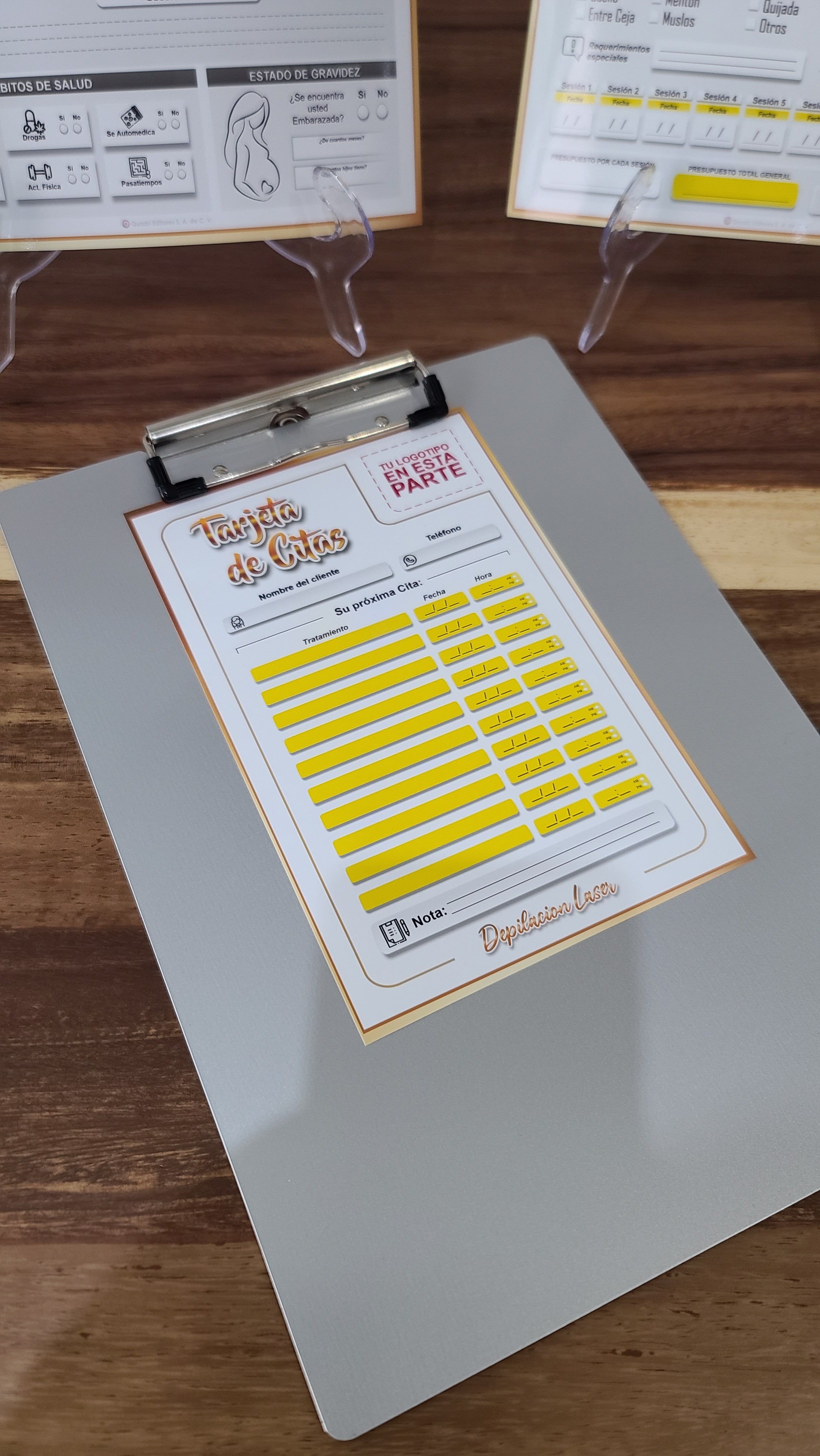 Formatos Imprimibles - Depilación Láser