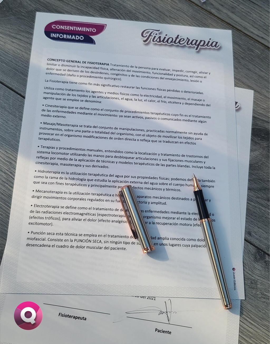 Historia Clínica Fisioterapia
