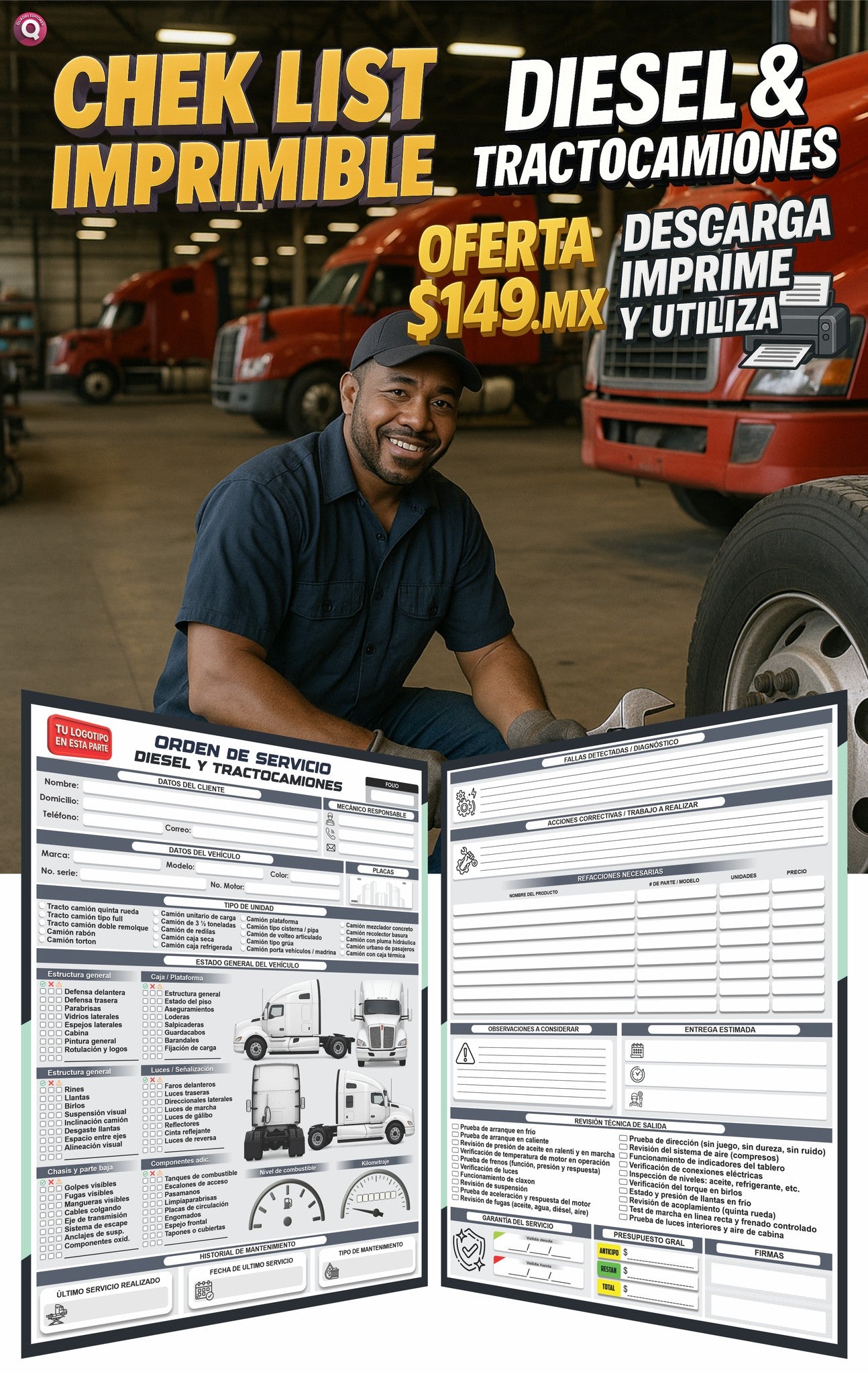 Check List Diesel Imprimible