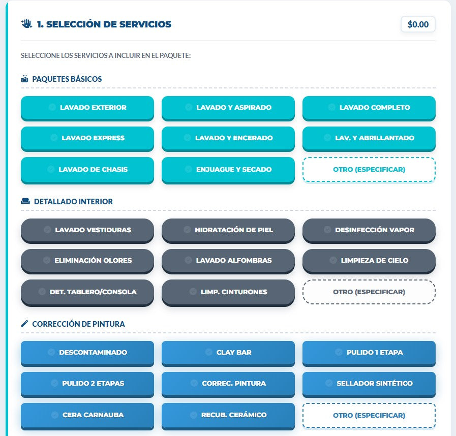 PRESUPUESTO PRO | CARWASH - AUTOLAVADO