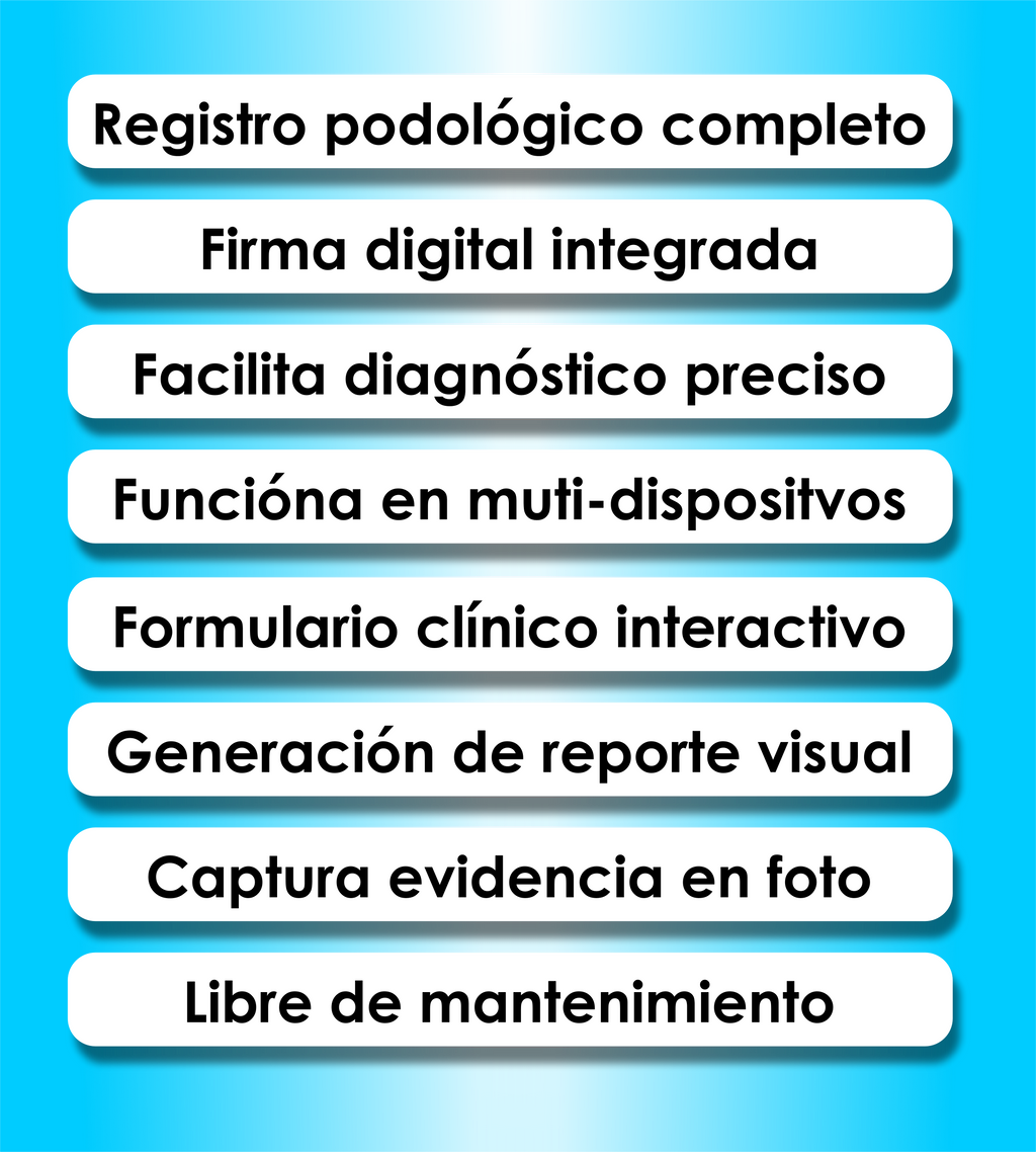 PodologiAPP | Historia Clínica Podológica