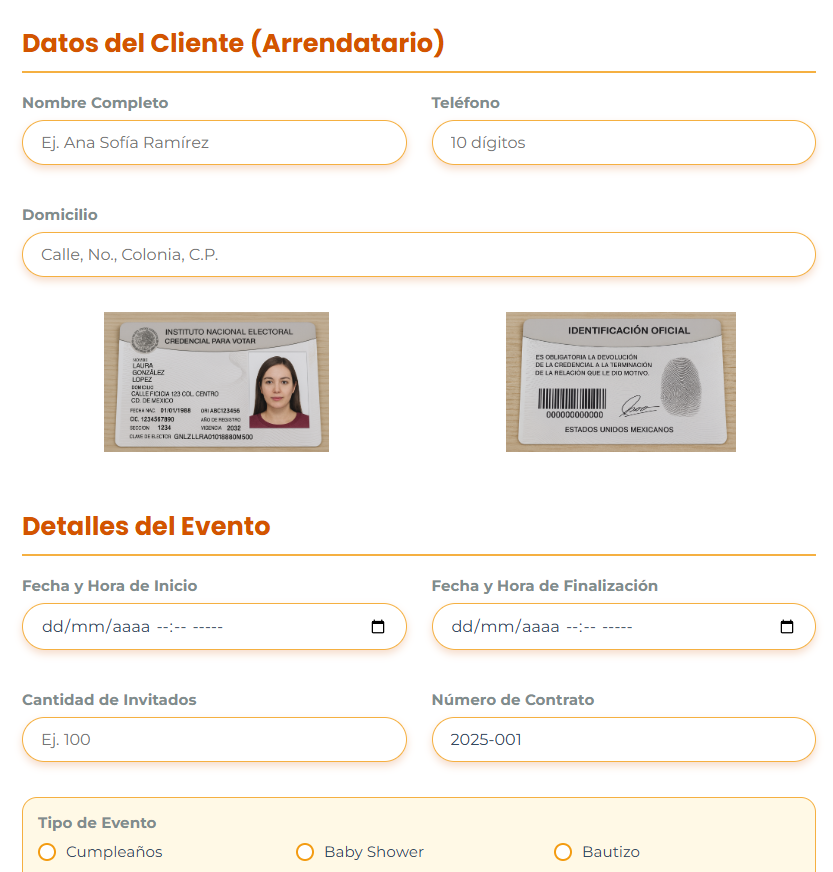 PRESUPUESTO PRO | RENTA DE SALÓNES Y TERRAZAS PARA FIESTAS