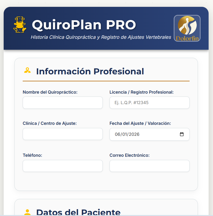 QuiroPlan PRO
