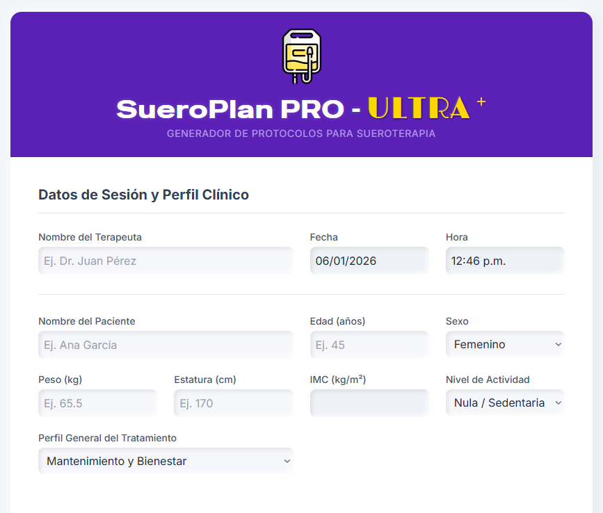 SueroPlan PRO – ULTRA