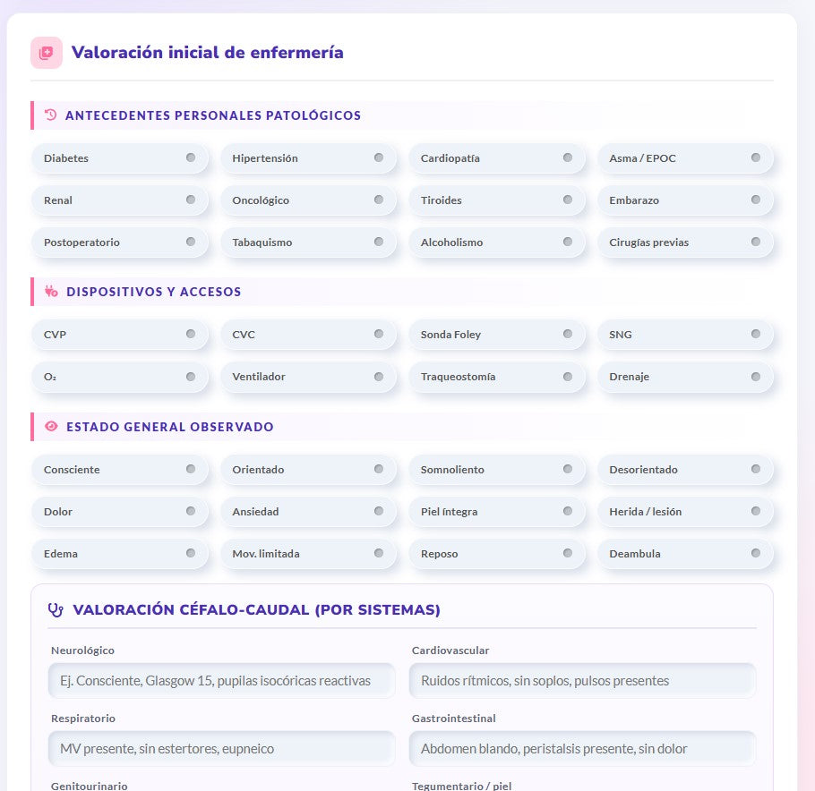 Consulta Práctica | ENFERMERÍA