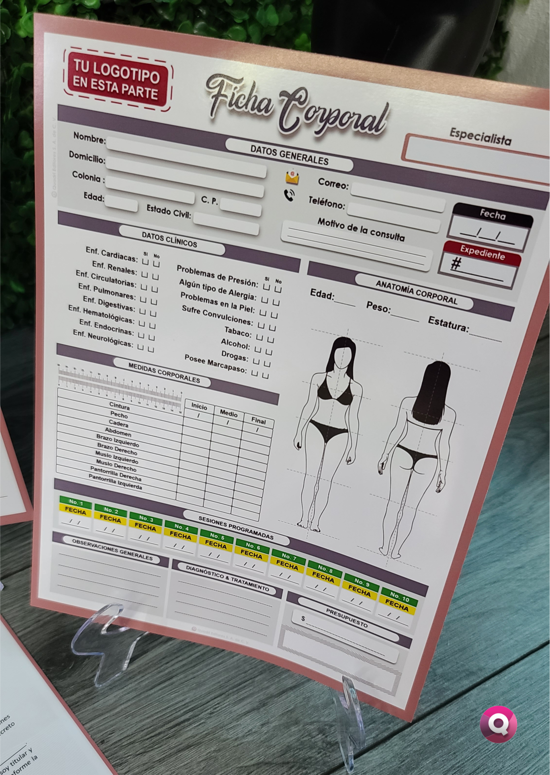 Fichas Imprimibles Cosmetología