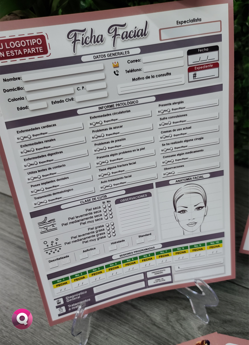 Fichas Imprimibles Cosmetología