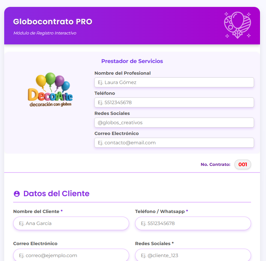 GLOBOCONTRATO PRO