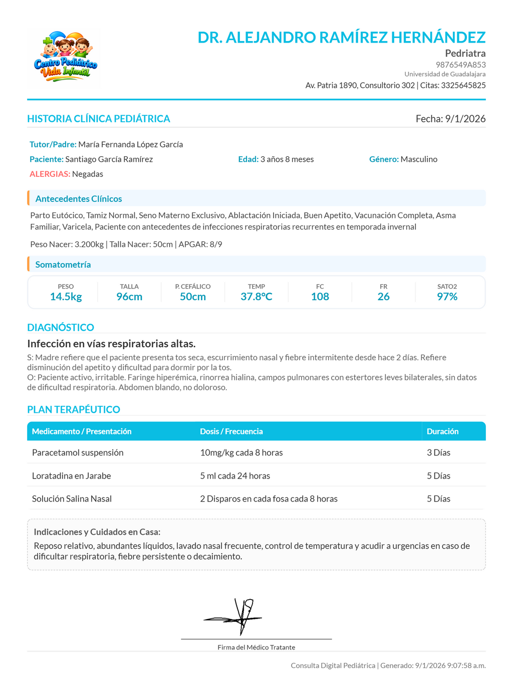 Consulta Práctica | PEDIATRÍA