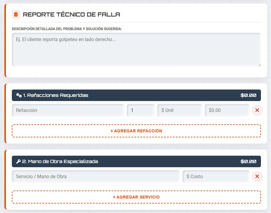 PRESUPUESTO PRO | SUSPENSIONES AUTOMOTRICES