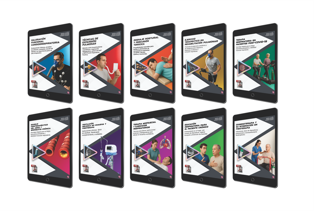 10 Manuales Técnicos en Fisioterapia Respiratoria