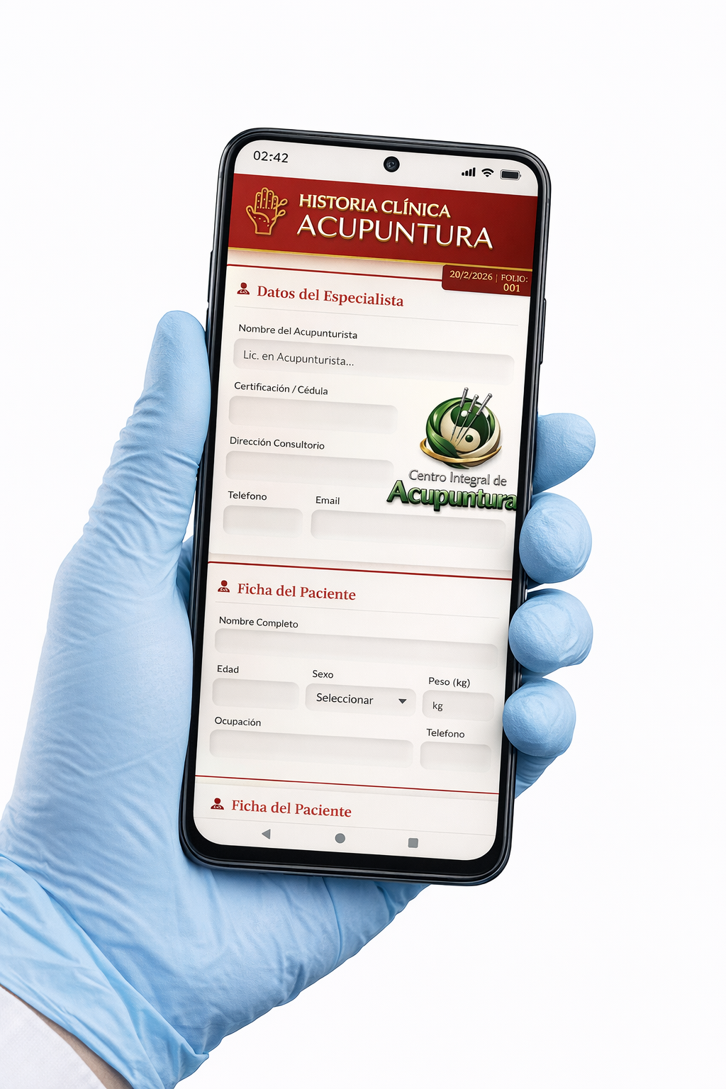 Historia Clínica Acupuntura | Versión Digital