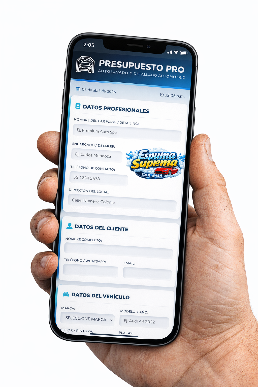 PRESUPUESTO PRO | CARWASH - AUTOLAVADO