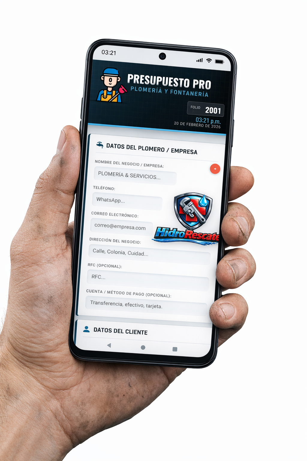 PRESUPUESTO PRO - PLOMERÍA & FONTANERÍA