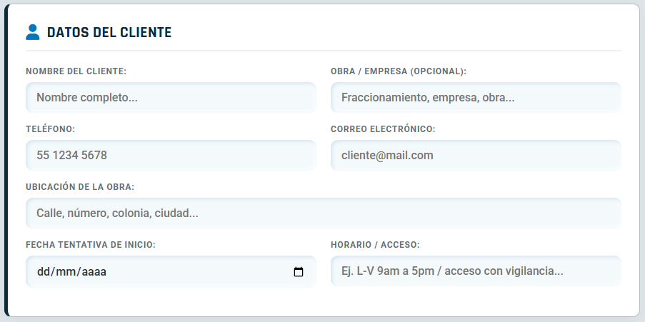 PRESUPUESTO PRO - PLOMERÍA & FONTANERÍA
