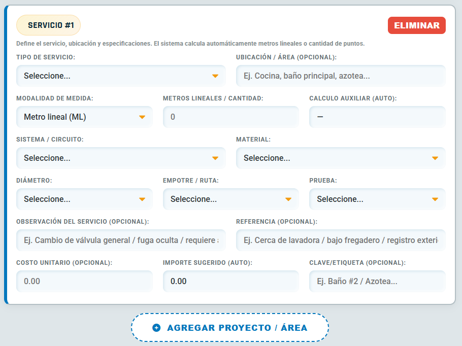 PRESUPUESTO PRO - PLOMERÍA & FONTANERÍA