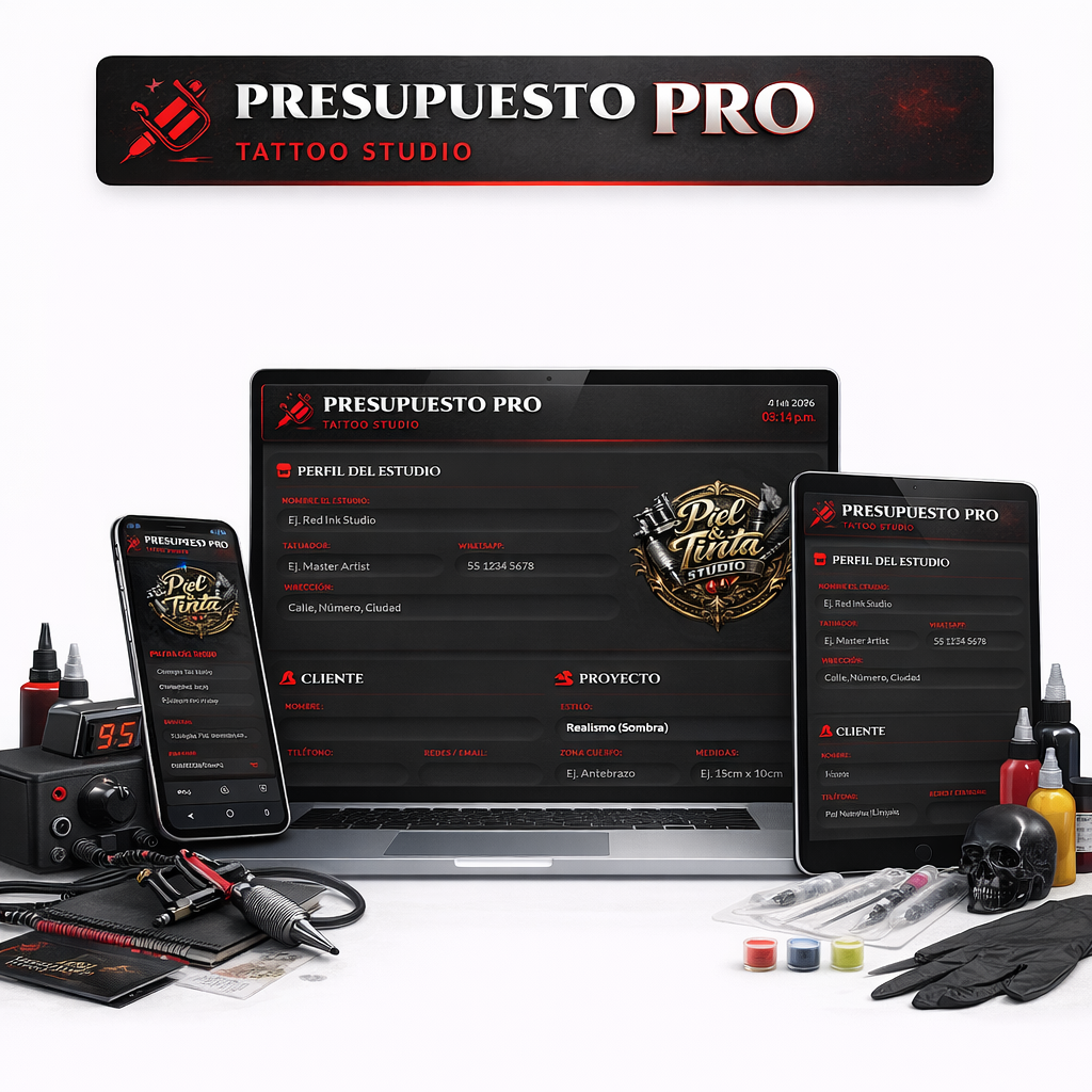 PRESUPUESTO PRO | TATTOO