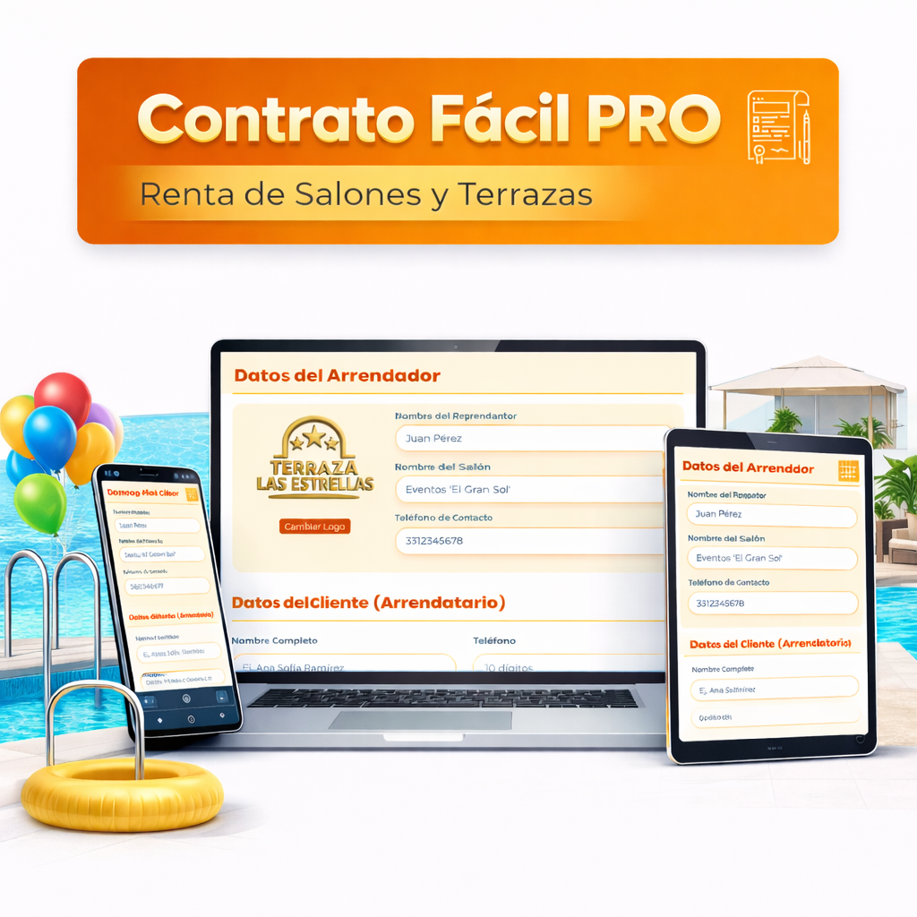 PRESUPUESTO PRO | RENTA DE SALÓNES Y TERRAZAS PARA FIESTAS