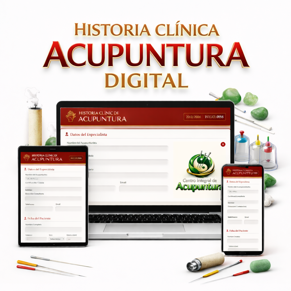 Historia Clínica Acupuntura | Versión Digital