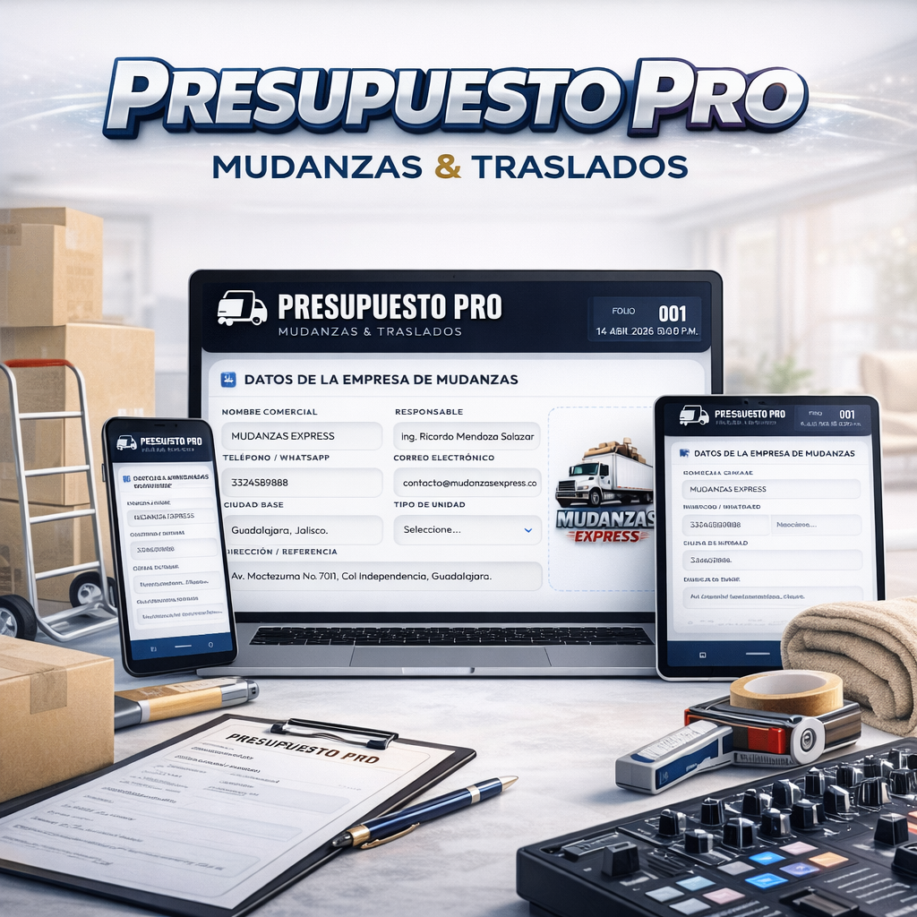 PRESUPUESTO PRO | MUDANZAS & TRASLADOS