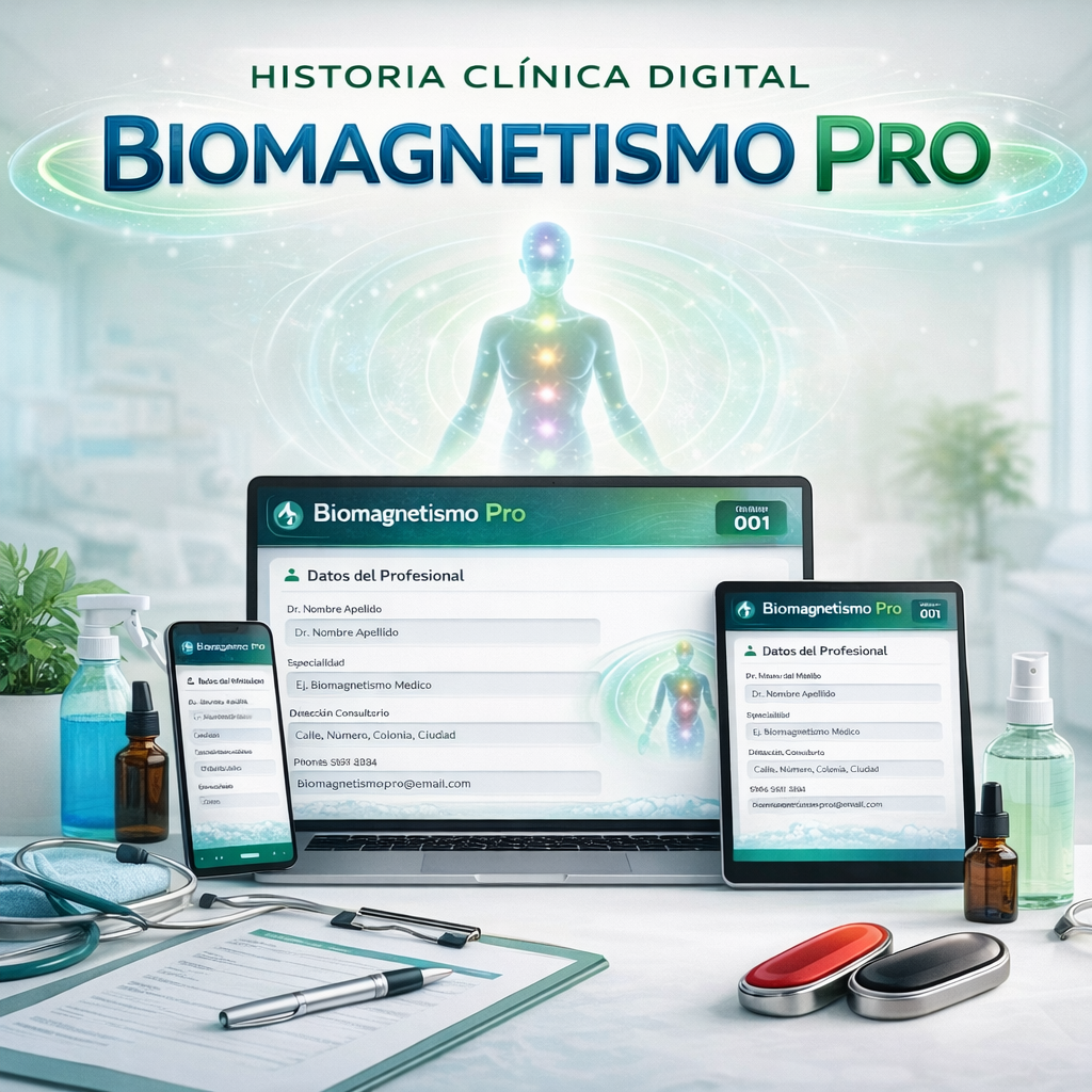 HISTORIA CLÍNICA BIOMAGNETISMO | VERSIÓN DIGITAL