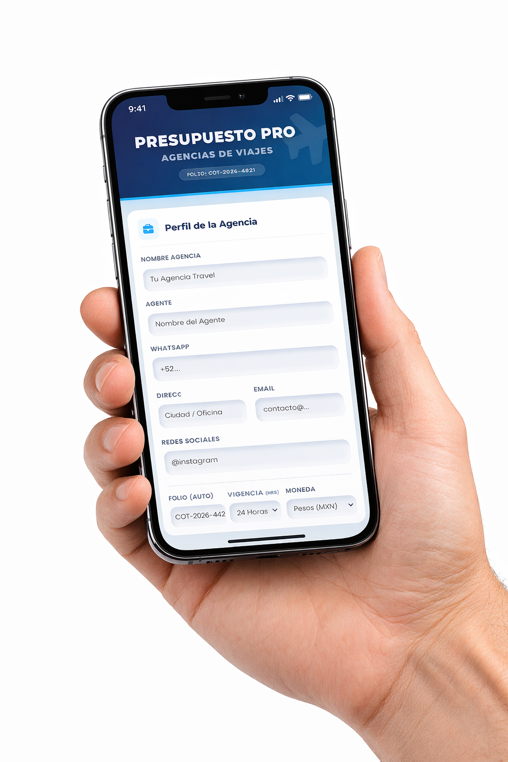 PRESUPUESTO PRO | AGENCIA DE VIAJES