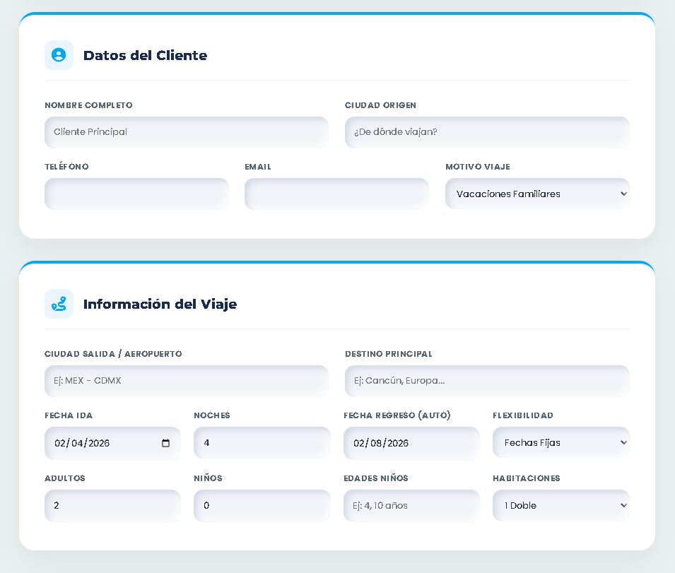 PRESUPUESTO PRO | AGENCIA DE VIAJES