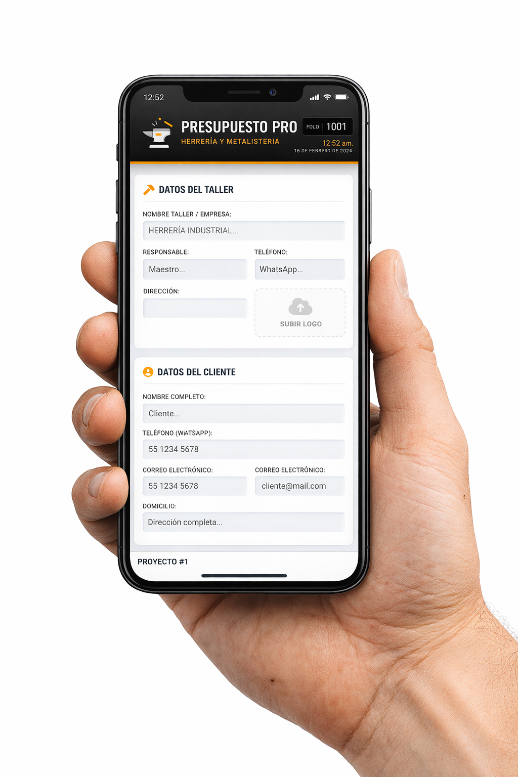 PRESUPUESTO PRO - HERRERÍA Y METALISTERÍA