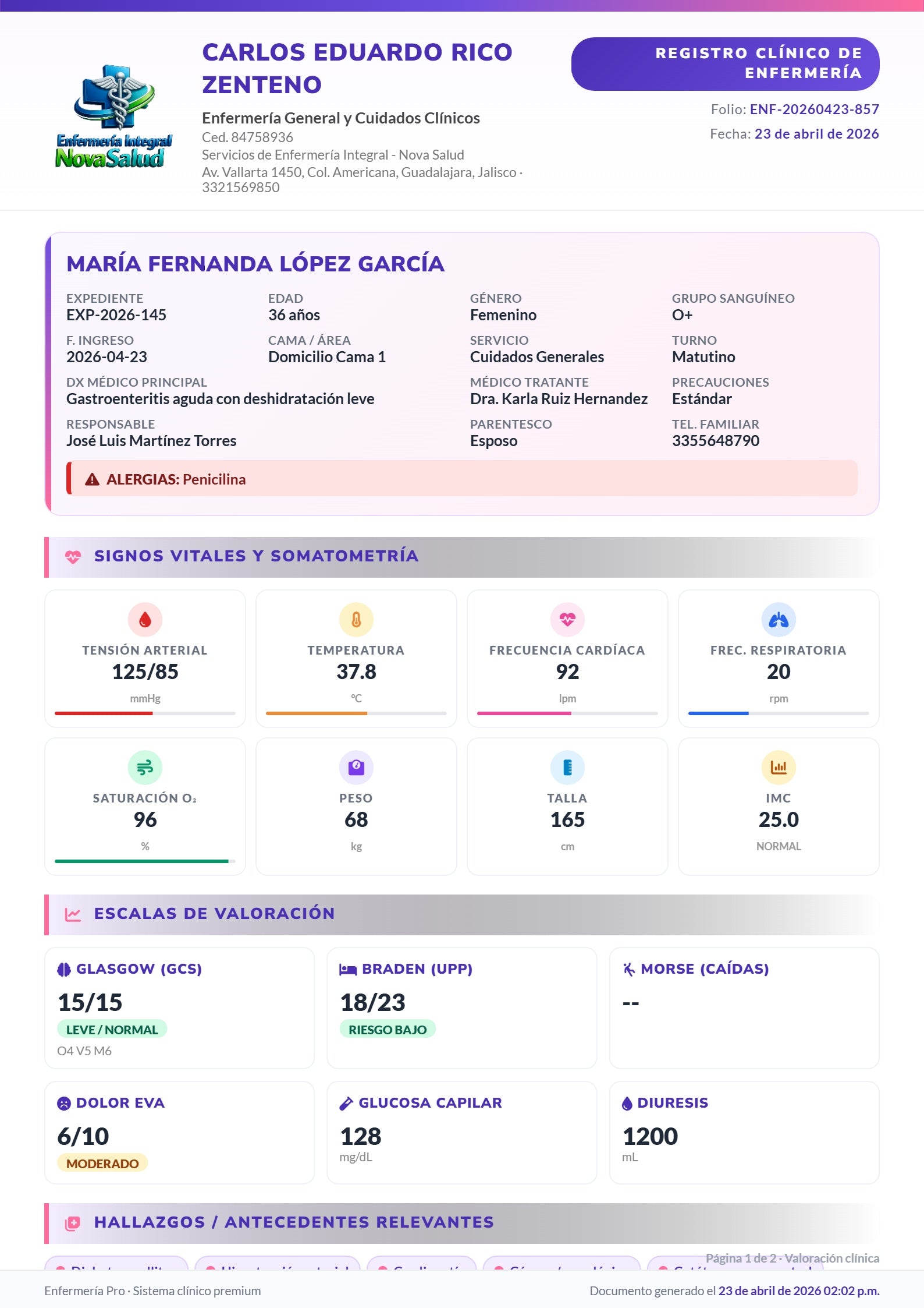 Consulta Práctica | ENFERMERÍA