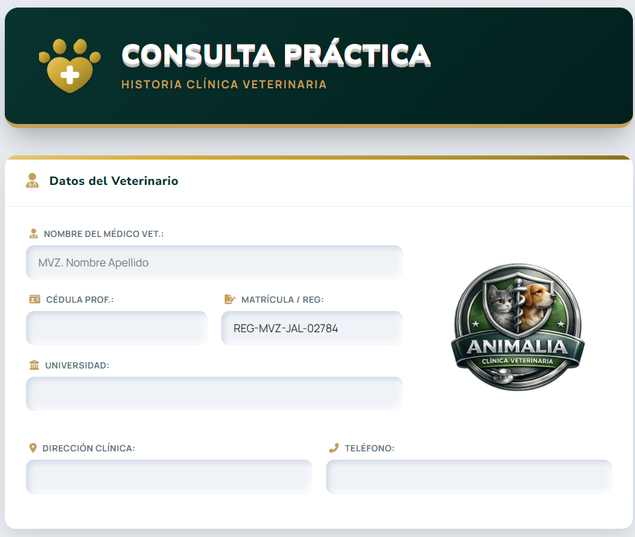 Consulta Práctica | VETERINARIA