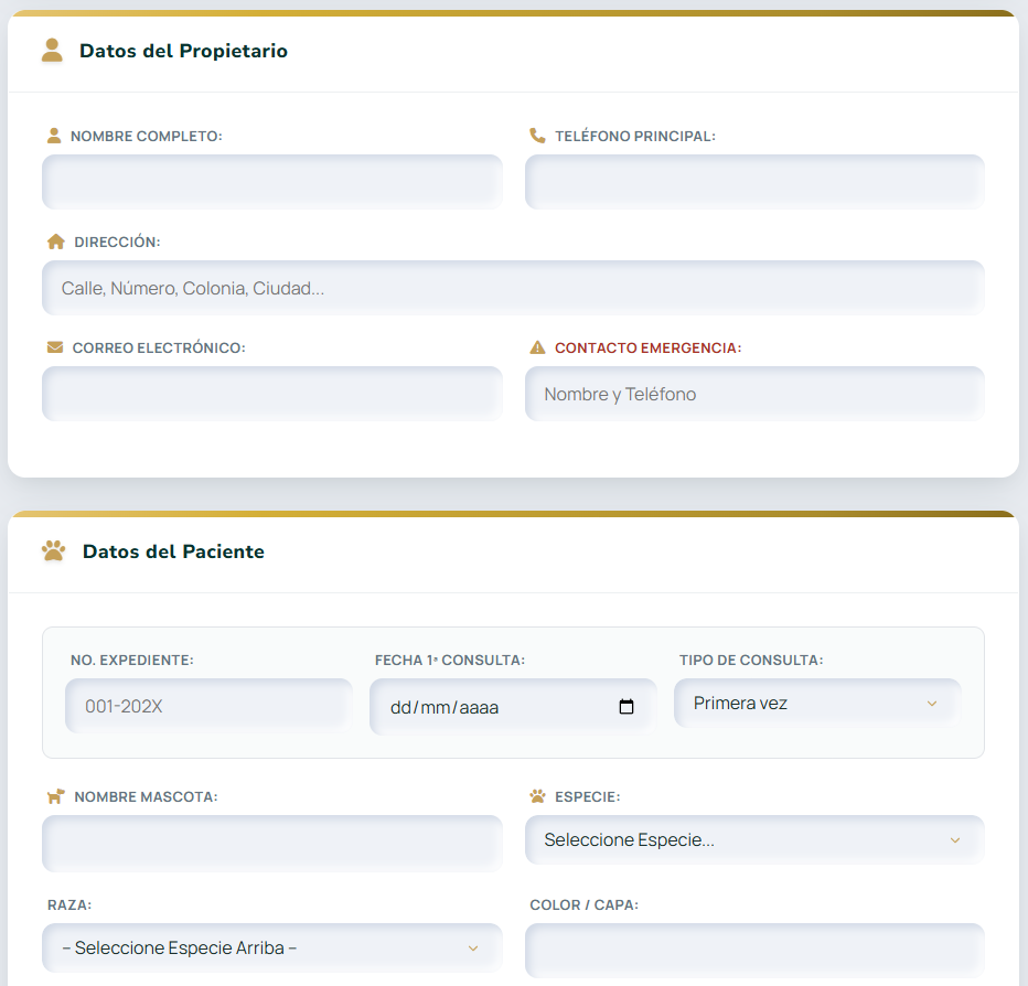 Consulta Práctica | VETERINARIA