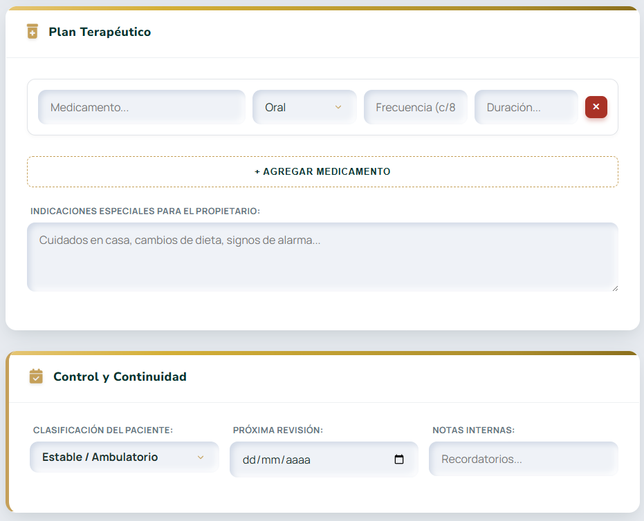 Consulta Práctica | VETERINARIA