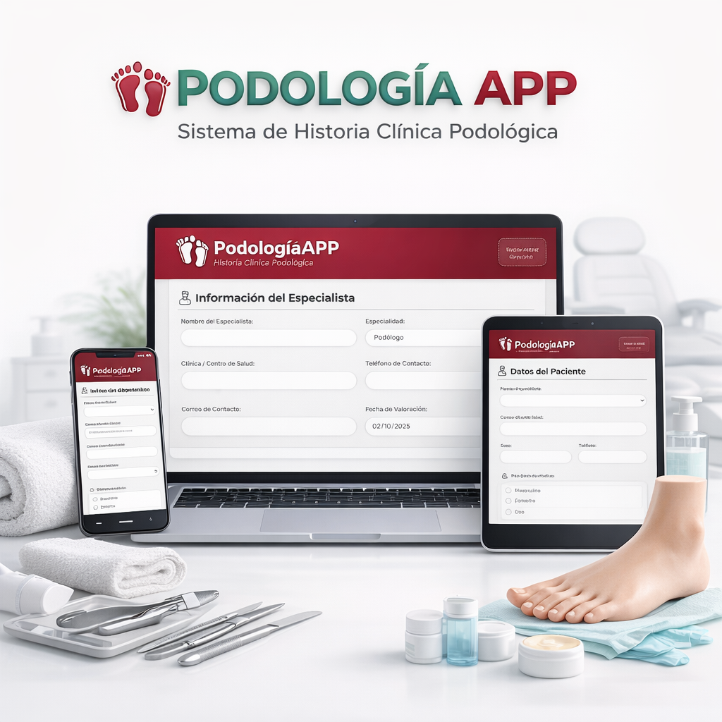 PodologiAPP | Historia Clínica Podológica