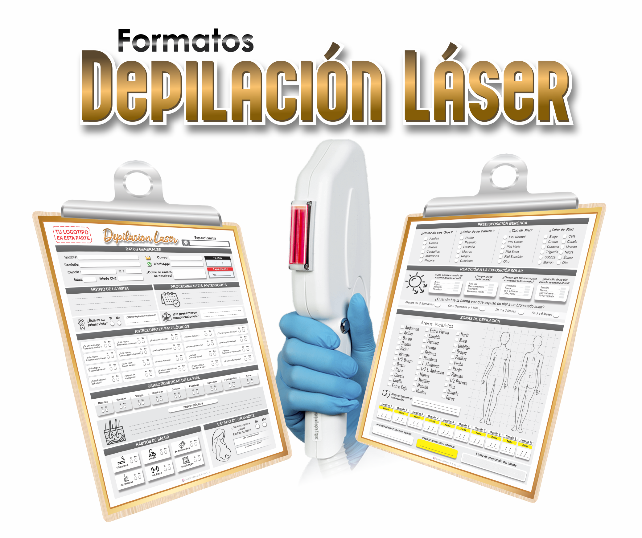 Formatos Imprimibles - Depilación Láser
