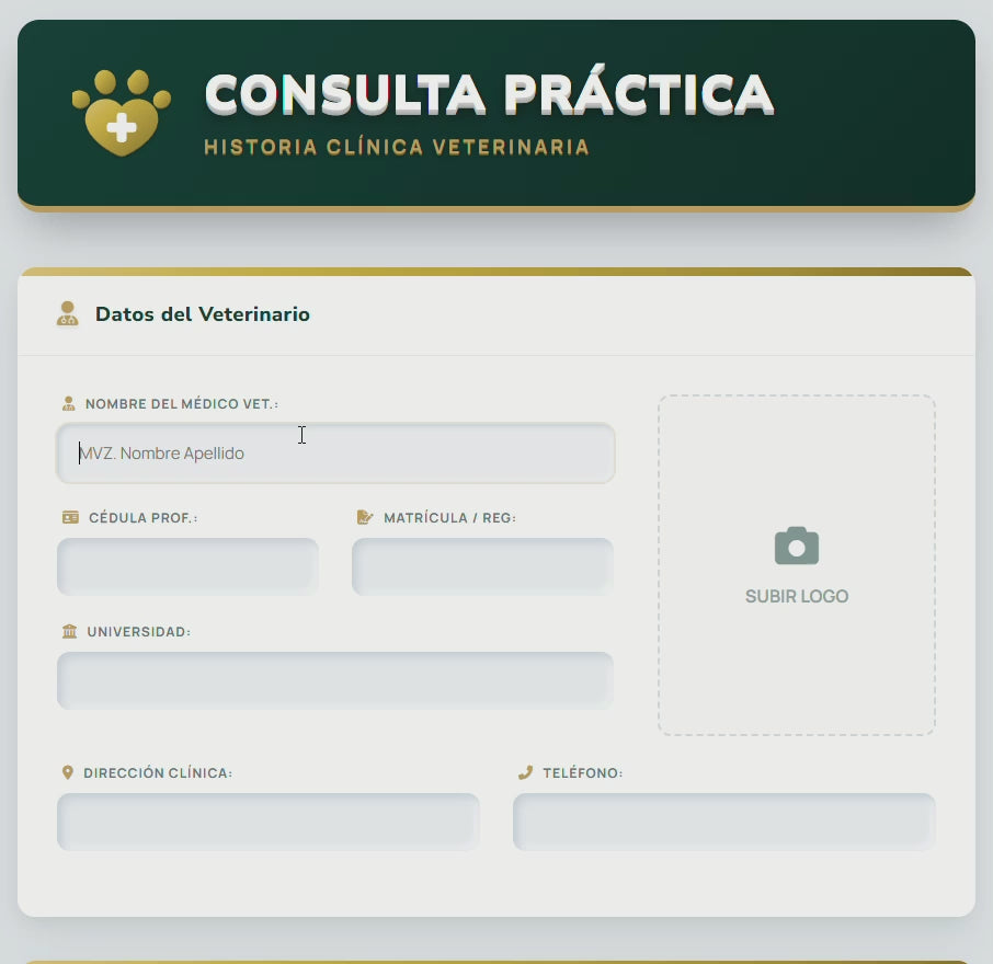 Consulta Práctica | VETERINARIA