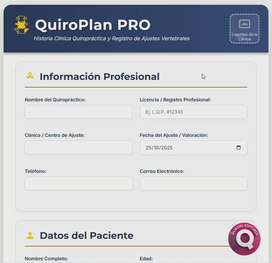 QuiroPlan PRO