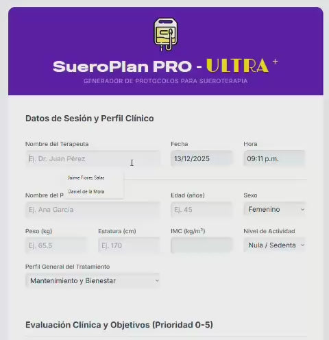 SueroPlan PRO – ULTRA